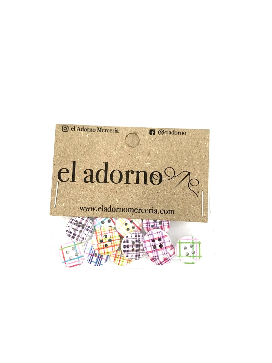 BOTÓN MADERA 20L (CUADRICULA)