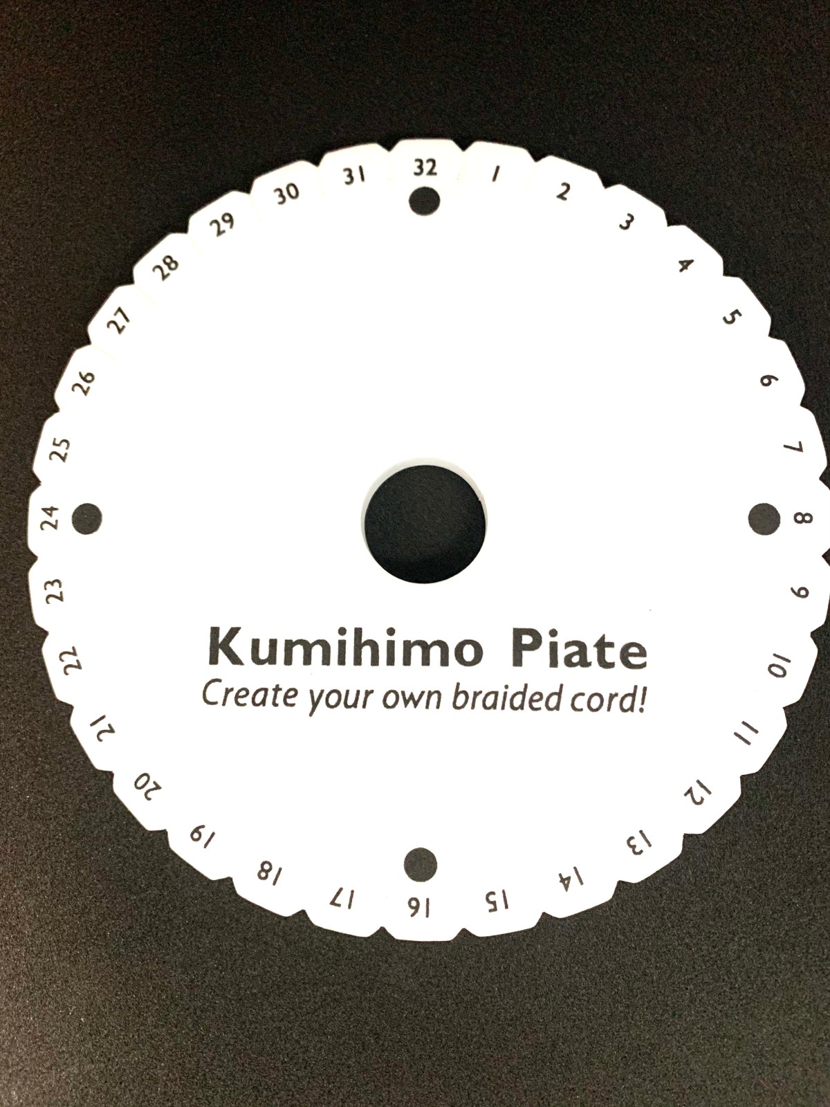 Kumihimo para trenza simple