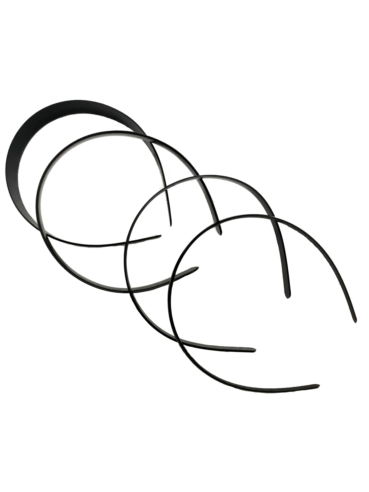 DIADEMA PLÁSTICA NEGRA