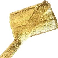millare lentejuela dorado