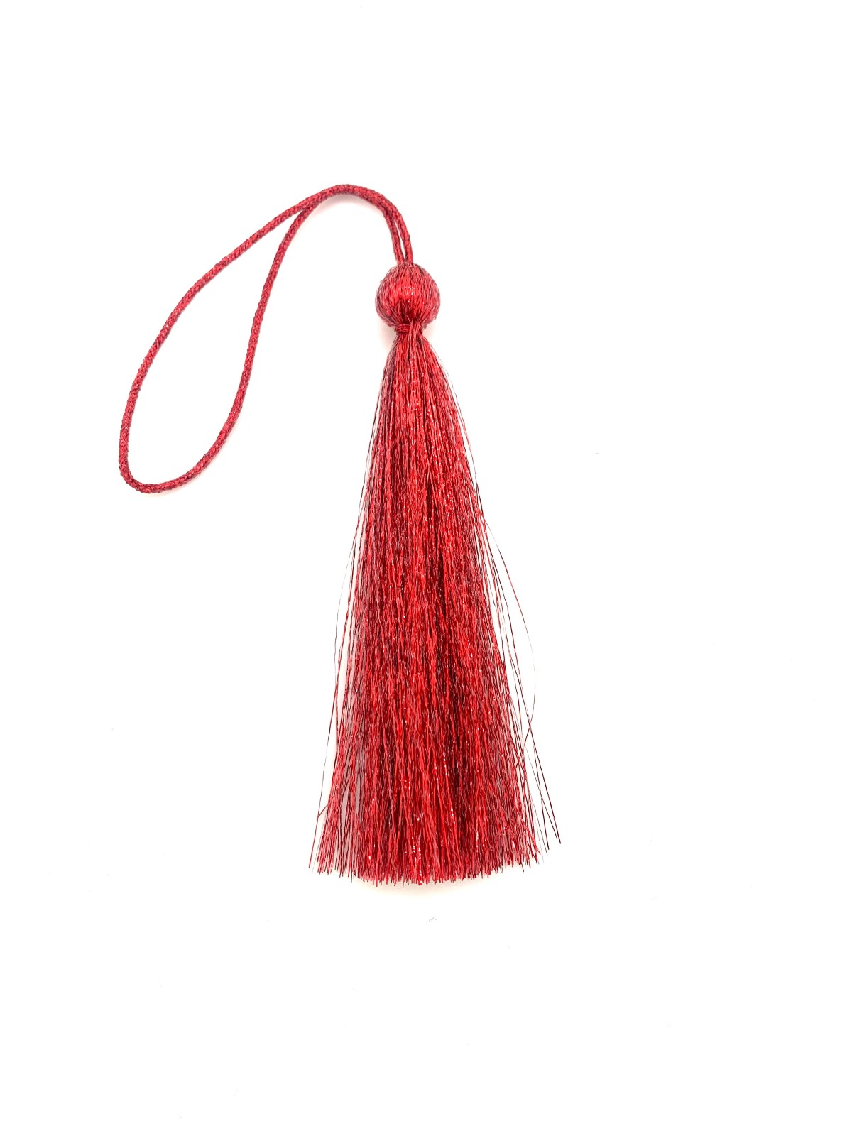 BORLA LUREX ROJO