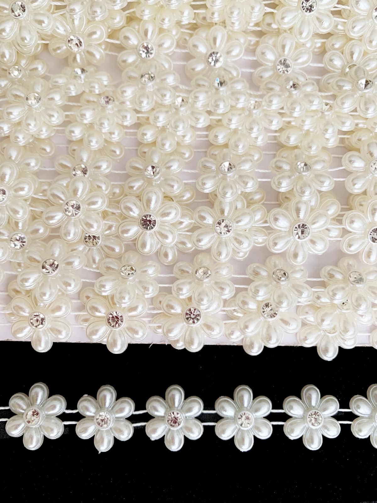 STRASS FLOR PERLADA 19MM