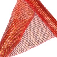 malla dorado rojo