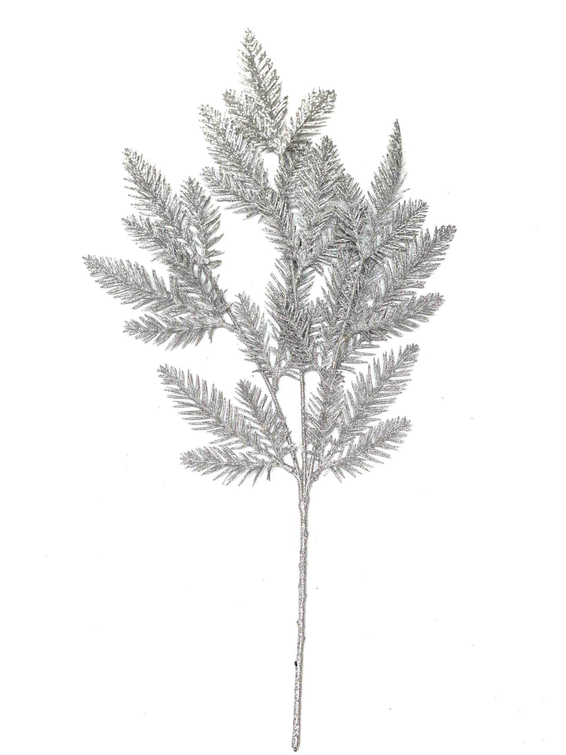 FOLLAJE NAVIDEÑO HOJA PLATEADO