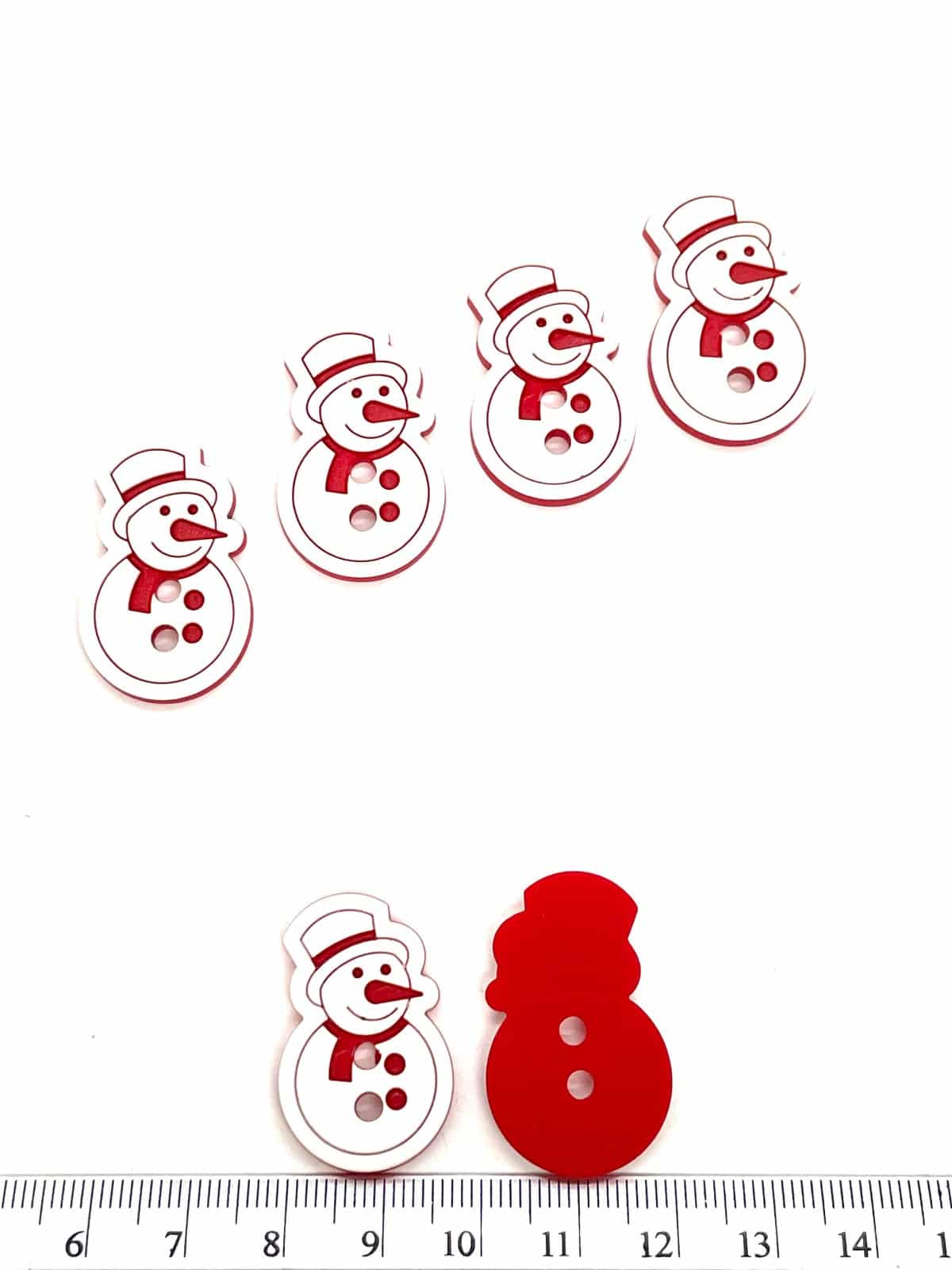 BOTON HOMBRE DE NIEVE NAVIDAD