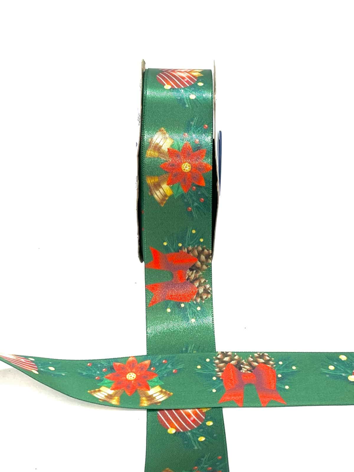 CINTA RASO 36mm NAVIDAD ADORNOS