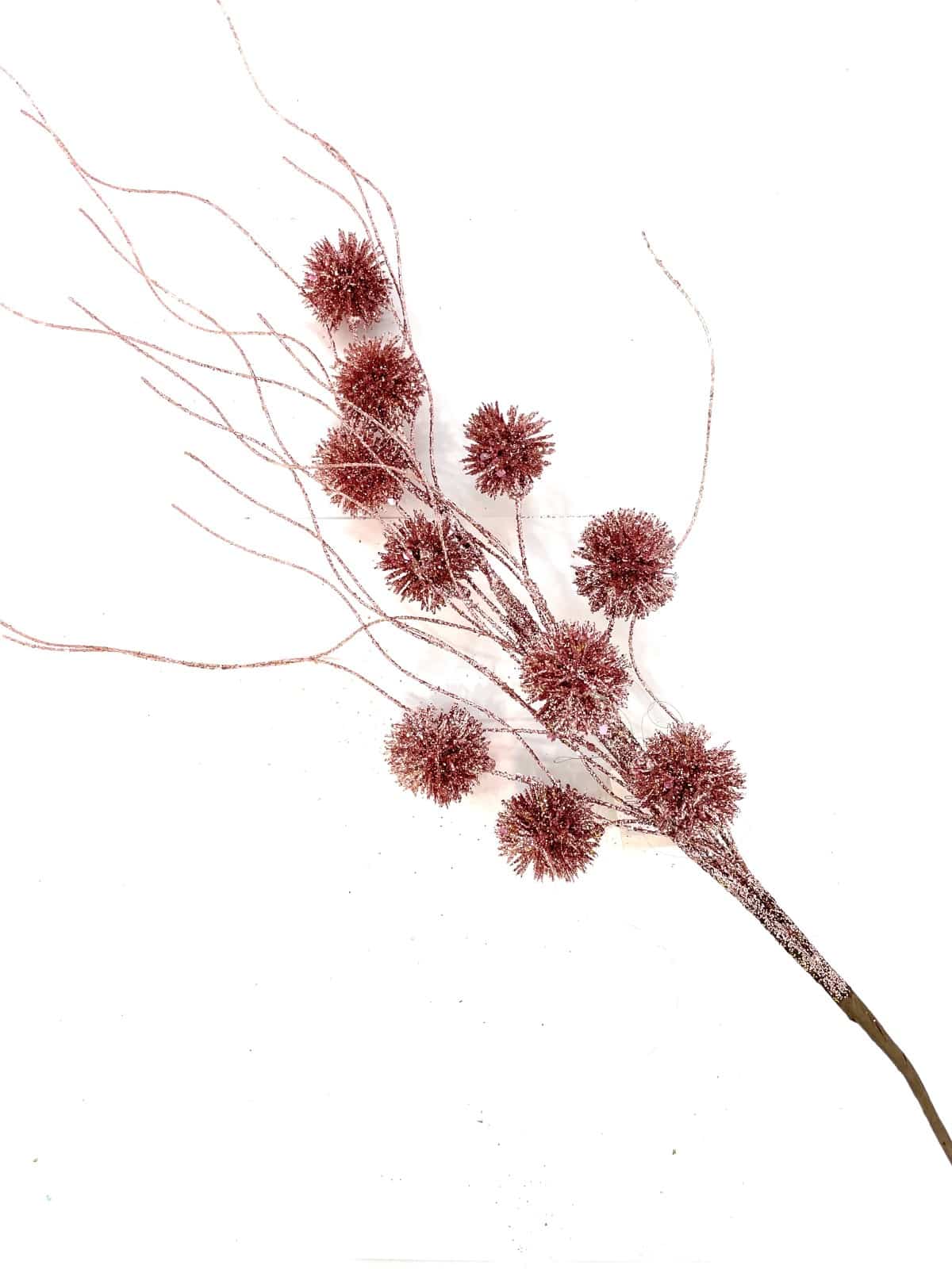 FOLLAJE POMPON ORO ROSA