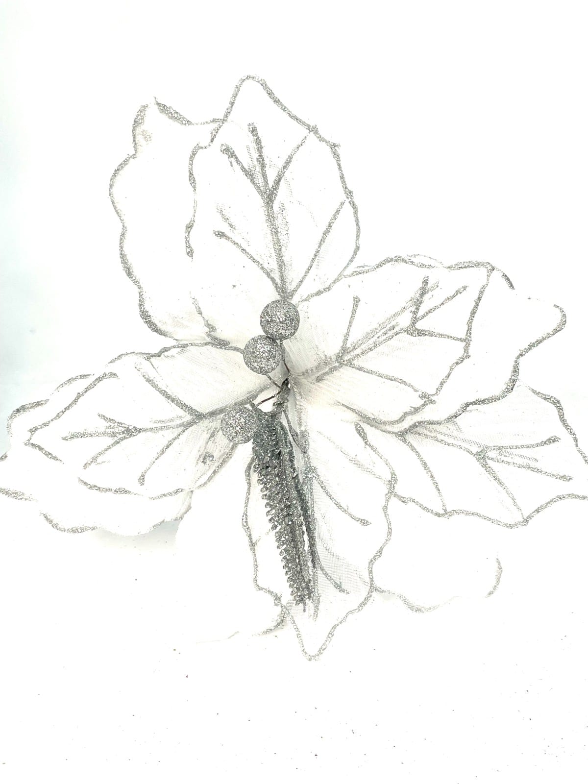 POINSETTIA 39X43CM 44 BLANCO