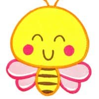 ABEJA CABEZA GRANDE ROSA