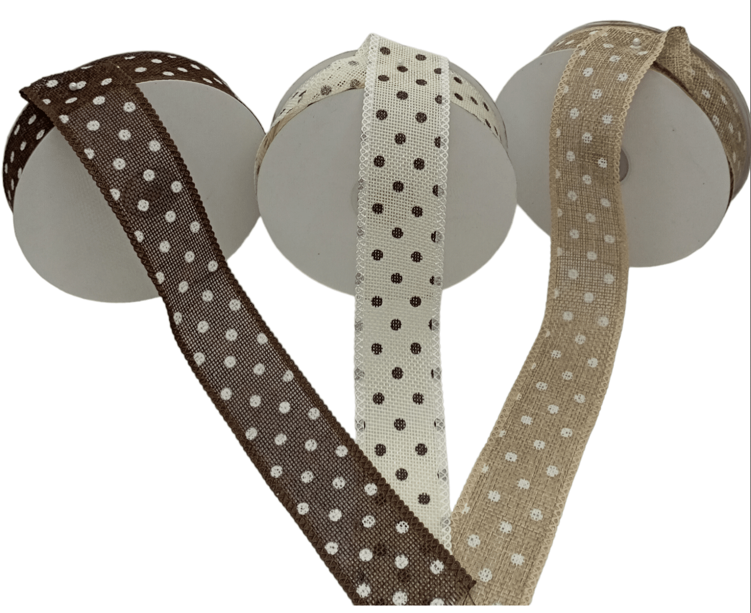 CINTA YUTE ESTAMPADA PUNTOS