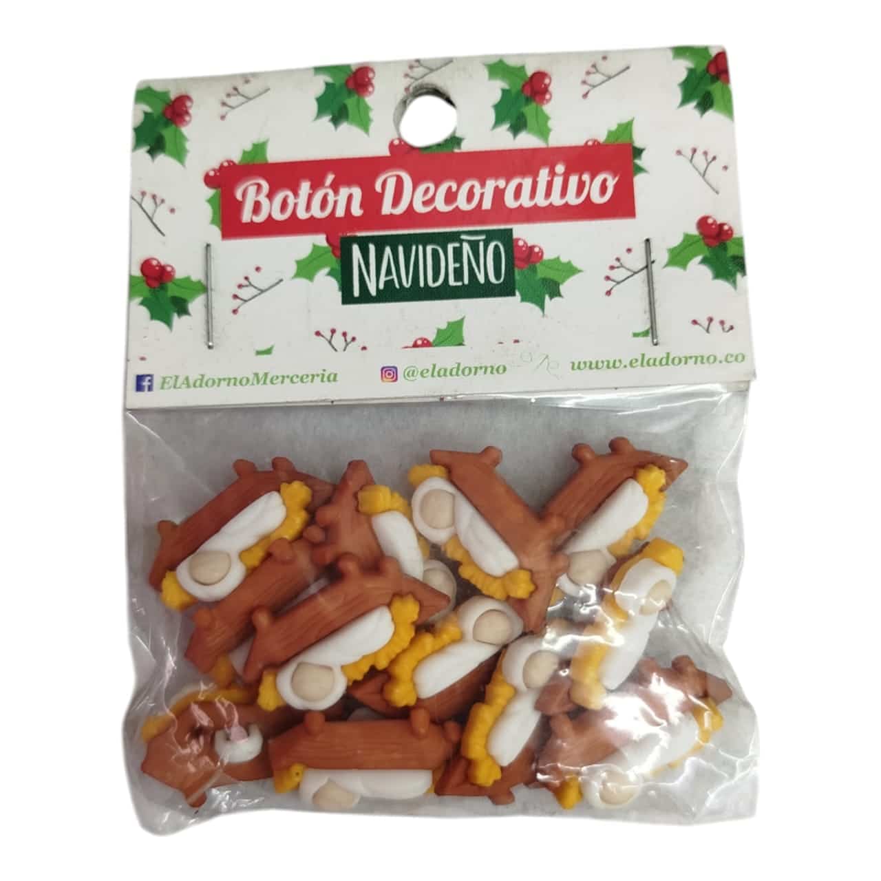 BOTONES BLISTER NAVIDAD NIÑO DIOS