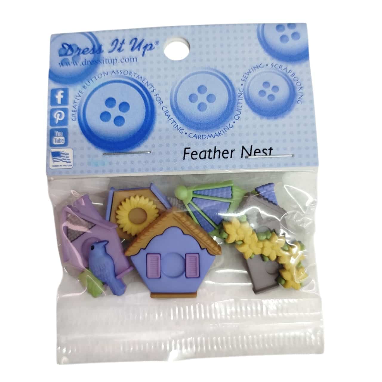 BOTONES BLISTER CASITAS DE PAJARO