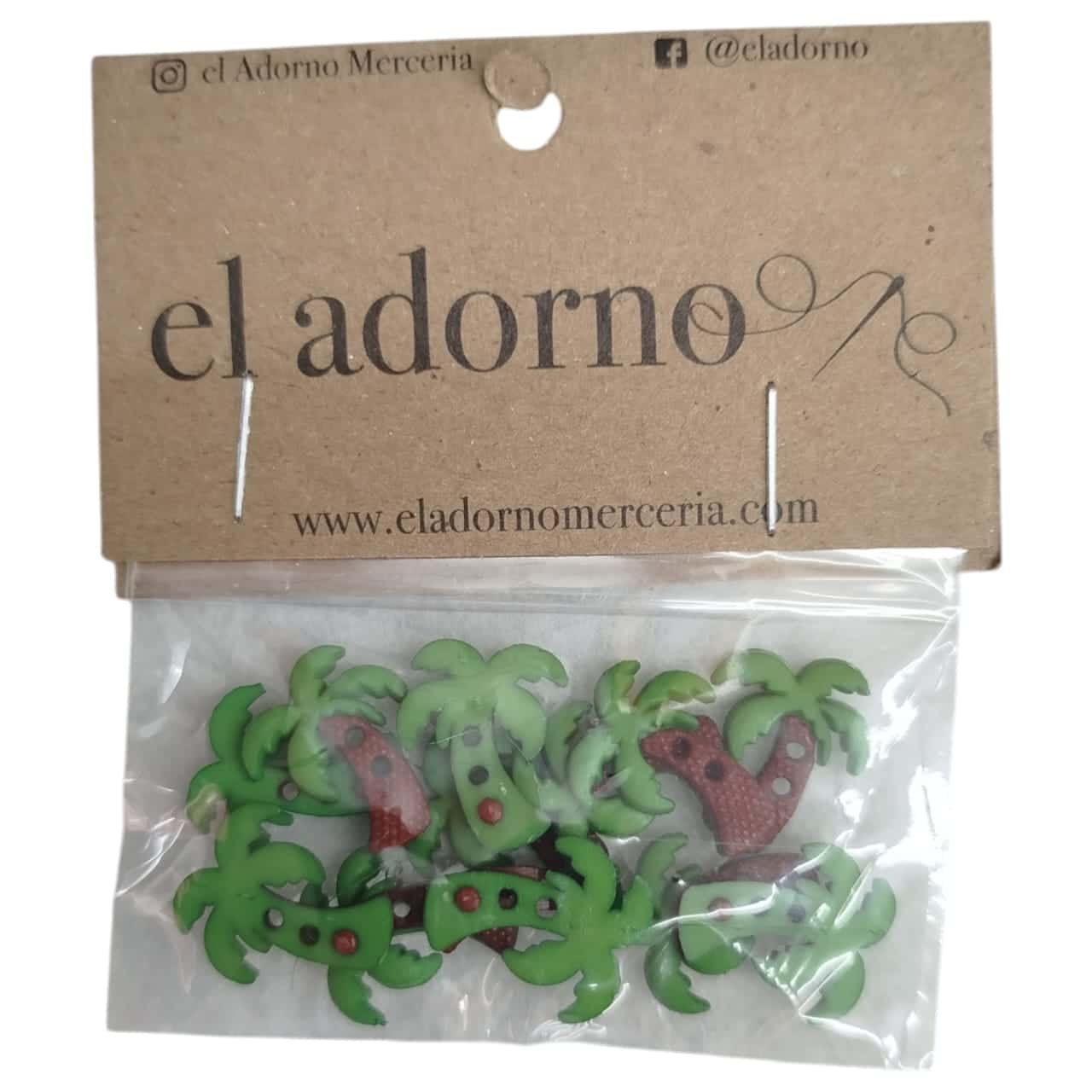 BOTONES BLISTER PALMERAS