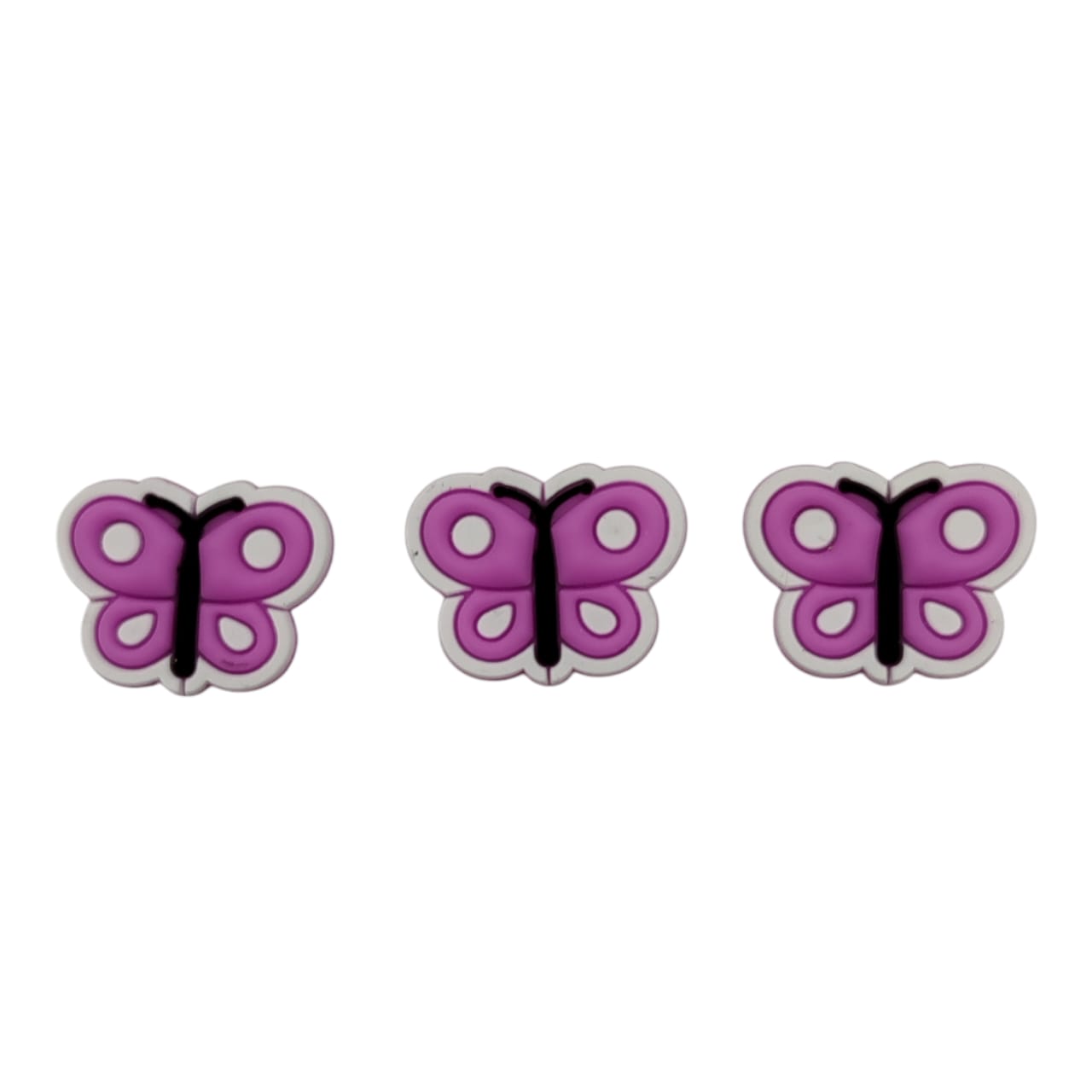 MARIPOSAS MORADAS EN GOMA