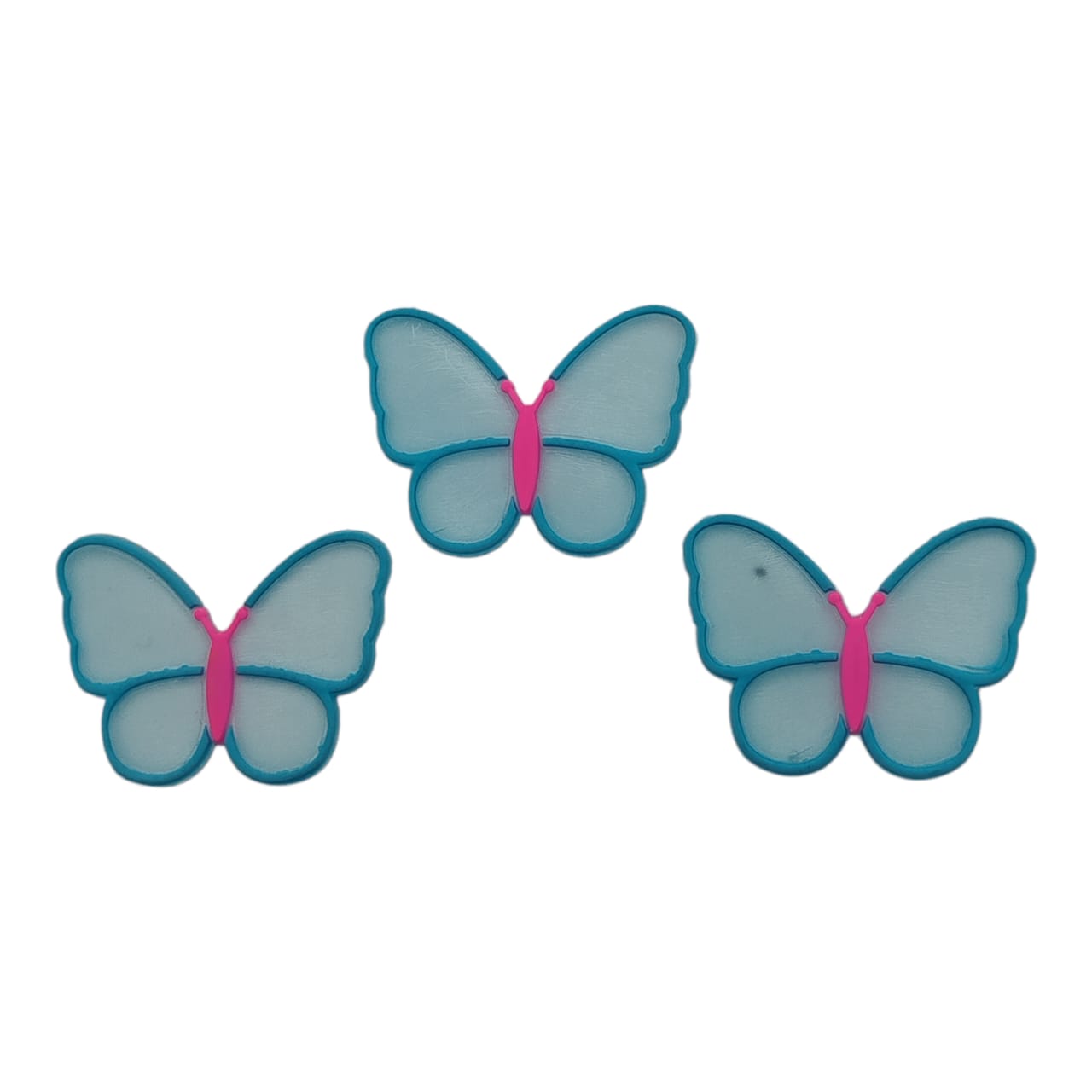 MARIPOSA AZUL EN GOMA