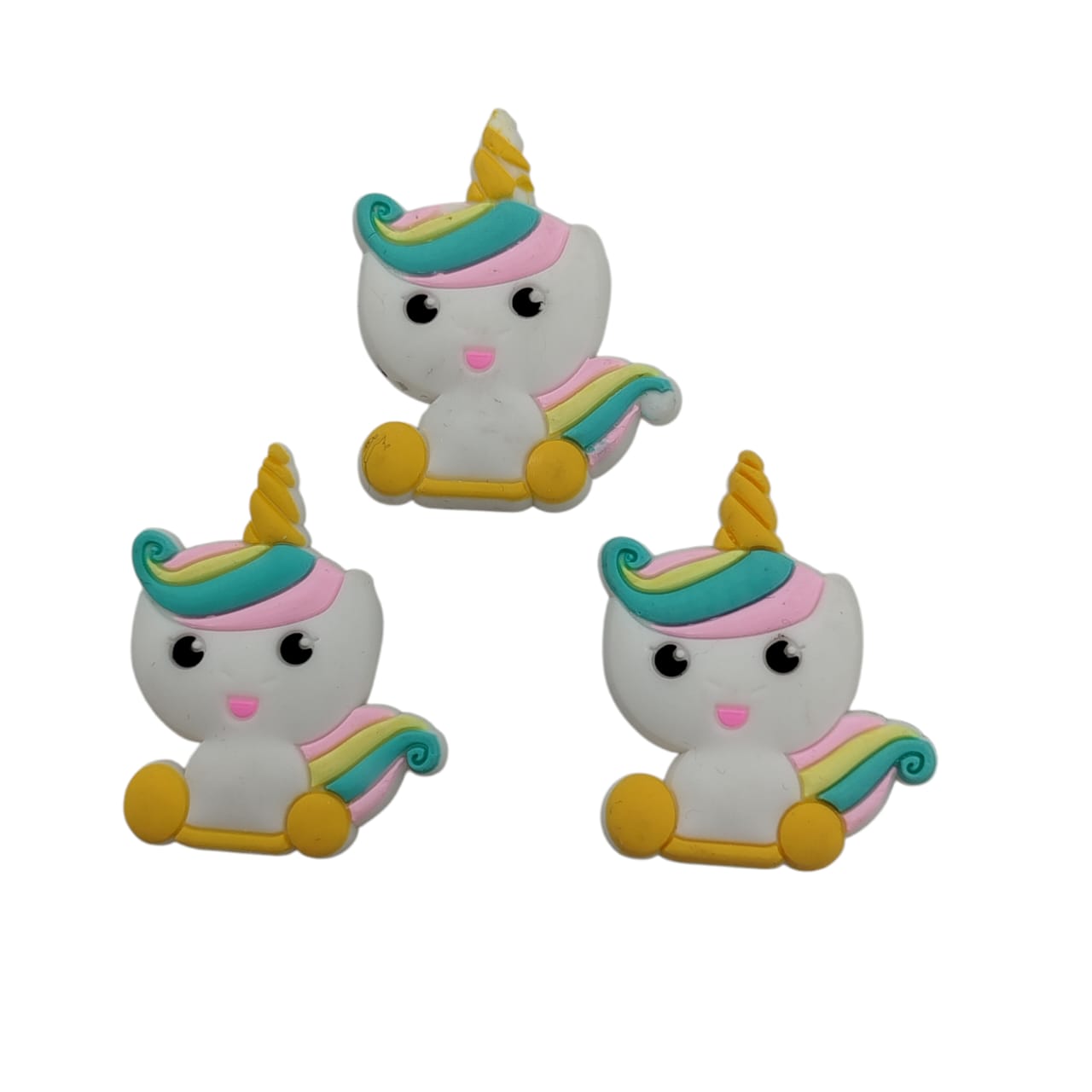 UNICORNIO SENTADO EN GOMA
