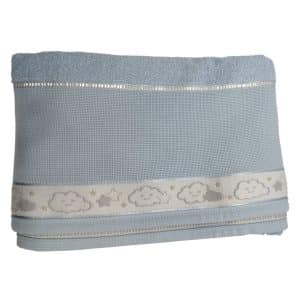TOALLA BAÑO - NUBES AZULES