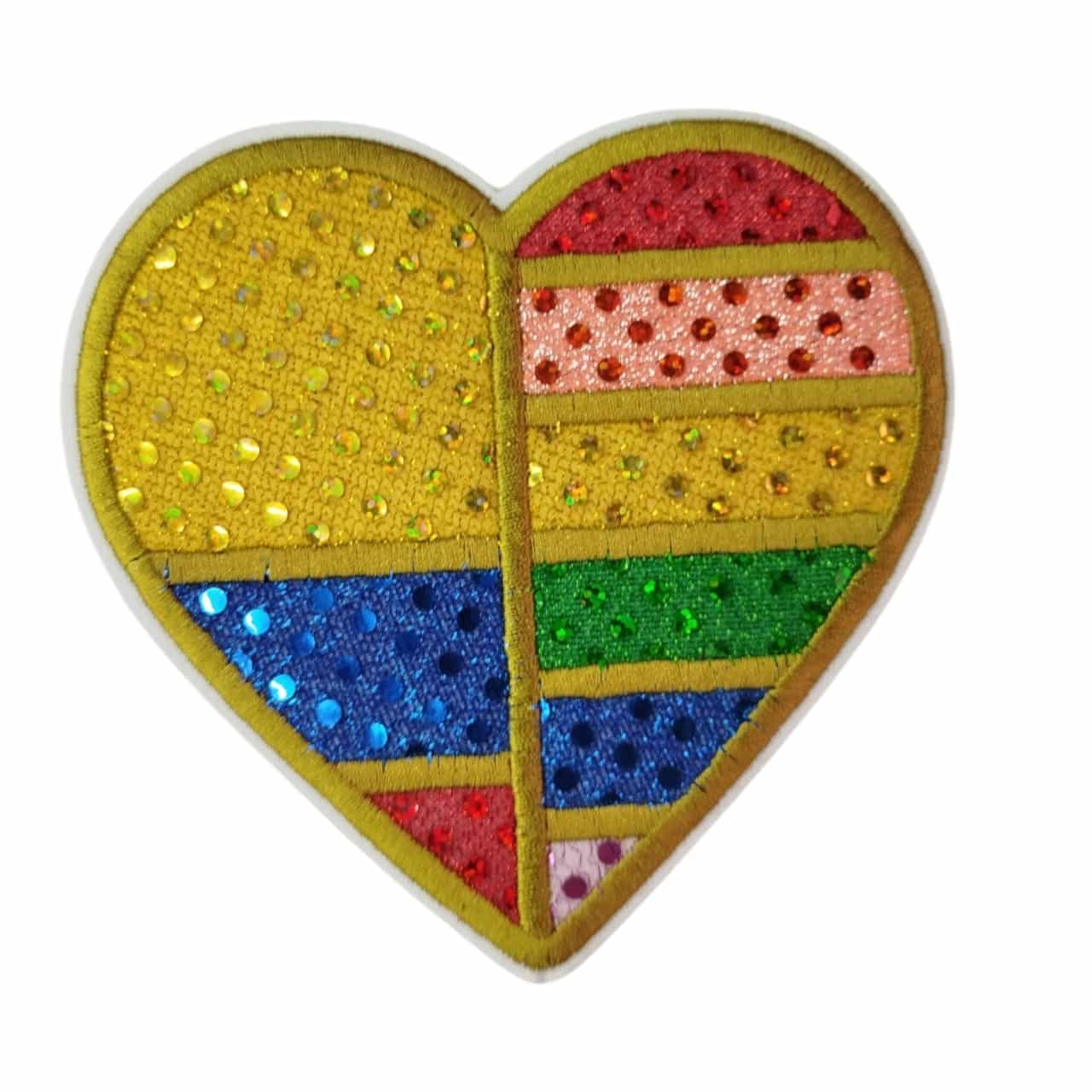 CORAZON CON LENTEJUELAS