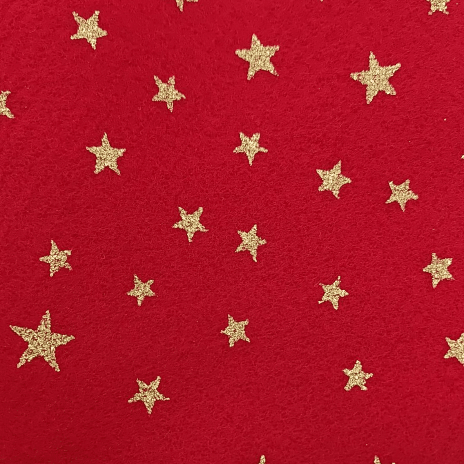 PAÑO LENCY ESCARCHADO (rojo con dorado )