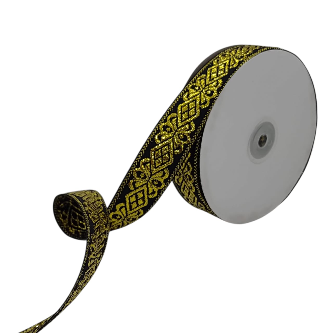 RANDA CON LUREX 30MM ROLLO X 22.5 METROS
