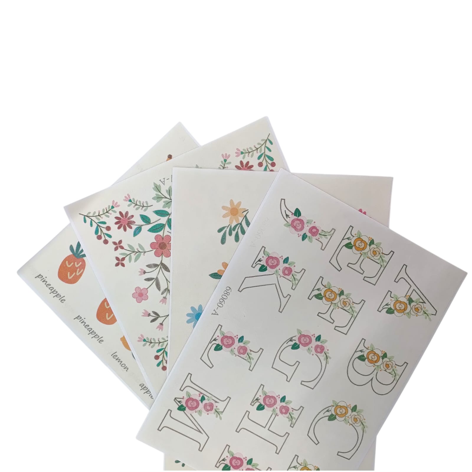 PAPEL SOLUBLE ESTAMPADO X 10