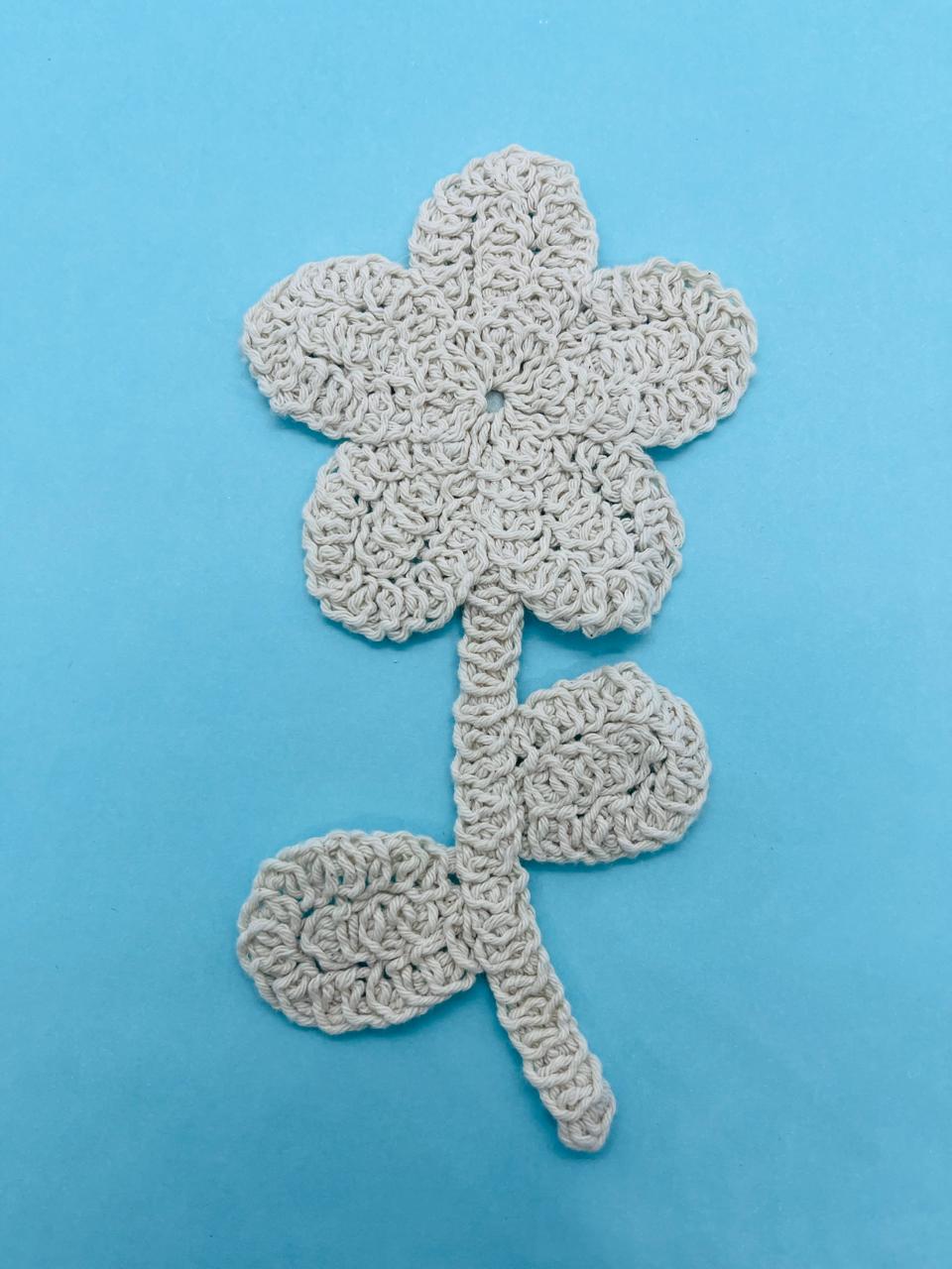 APLICACION EN CROCHET 16X9CM - UNIDAD